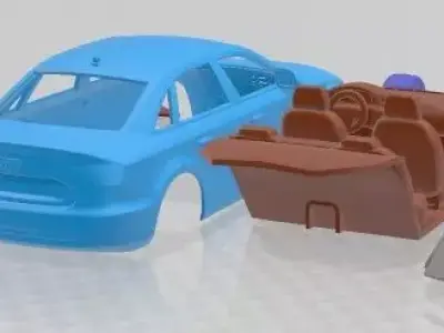 Audi A4 Sedan 2013 Printable Car 3D print model