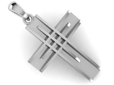 CROSS PENDANT CR172 3D print model