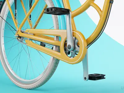 Bicycle  Ladys Bike 3D model