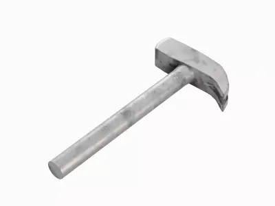 Iron Hammer 02 Low-poly 3D model