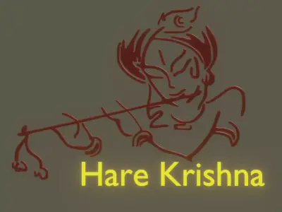 Krishna Art 3D model
