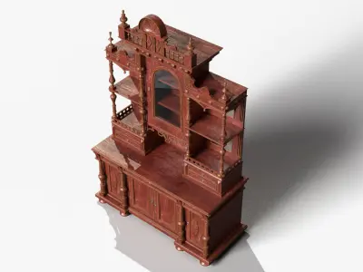 Antique Cupboard 3D model