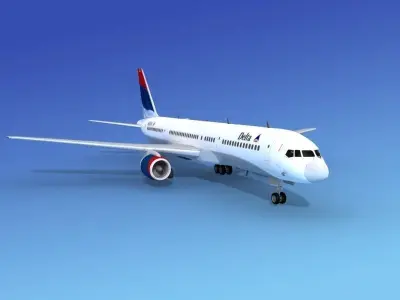 Boeing 757-200 Delta 2 3D model