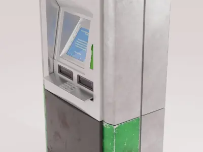 ATM Electonock Terminal 3D model