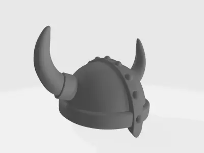 Viking helmet mesh 3D model