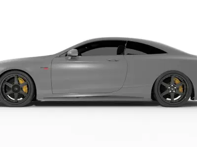 Mercedes Benz S63 Brabus Free 3D model