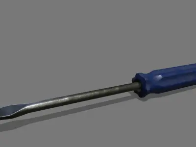 screwdriver Low-poly 3D model 38