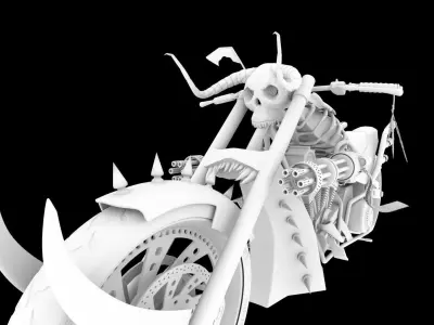 Hellish Bike 3D model