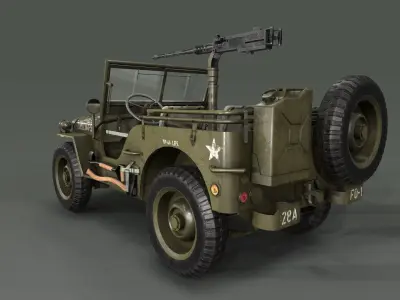 3D Printed Willys Convertible Miniature Car 3D print model get