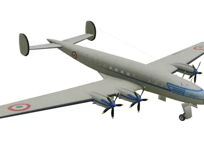 Breda Zappata BZ308 Low-poly 3D model