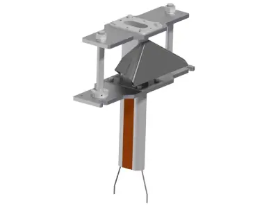 Vertical Oval  Forming Set in Packaging machine 3D model