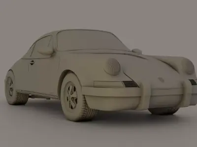 Porsche 911 1979 Multicolor 3D Printable Model 3D print model