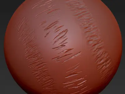 Cutted metal and Welding Brushes for Zbrush 3D model