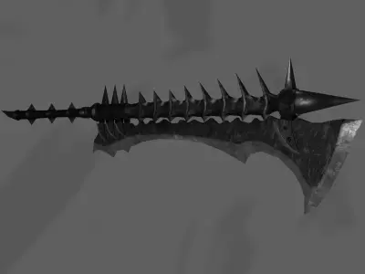 Fantasy sword PBR Low-poly 3D model purchase