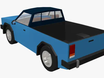 Pickup Truck 3D model purchase