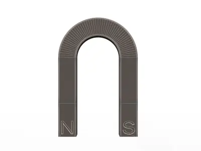 Horseshoe Magnet 3D model