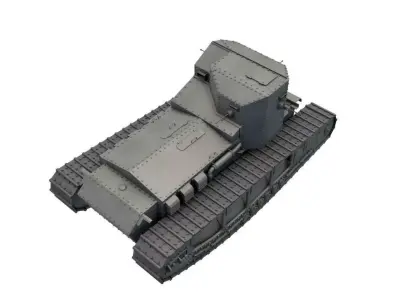 Medium Mark A Whippet 3D model