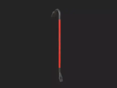 Crowbar 3D Model 001 Low-poly 3D model