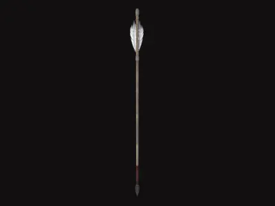 Medieval Arrow Low-poly 3D model purchase