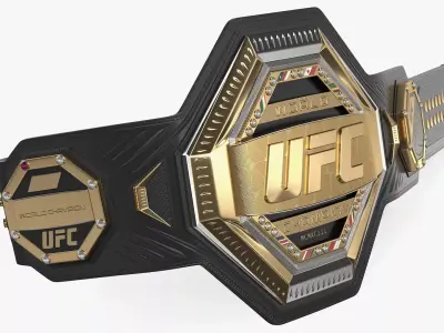 UFC Championship Belt 3D model