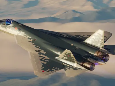 SU-57 Felon  3D model