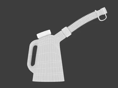 Garage Measuring Jug With Lid And Spout 3D model