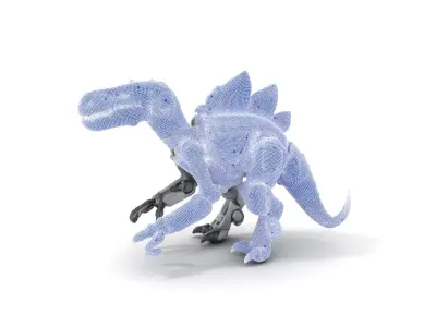 Mechanical Dinosaur Model Pack for Game and Animation Low-poly 3D model