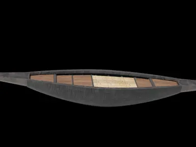 Bangladeshi boat 3D model