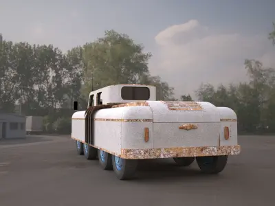Chelyabinsk ATV Military Vehicle  3D model