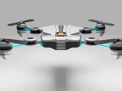 Drone Quadrocopter 3D model