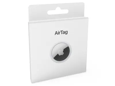 Apple AirTag Package 3D model