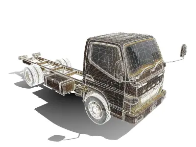Truck2 rusty truck 3D model