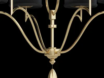 ALLEGRETTO 39 ROUND CHANDELIER 3D model