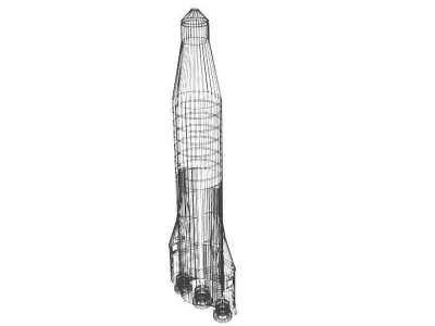 Rocket Missile - Atlas 3D model