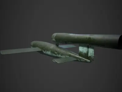 fieseler Fi 103  Low-poly 3D model