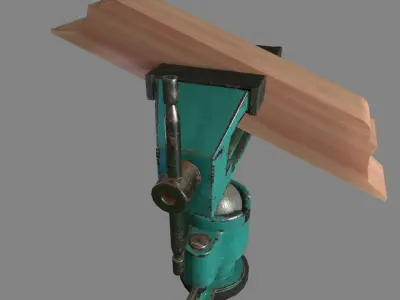 Universal Vice Tool Low-poly 3D model
