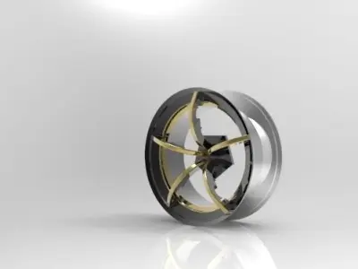 Car rim Free 3D model Polygon mesh