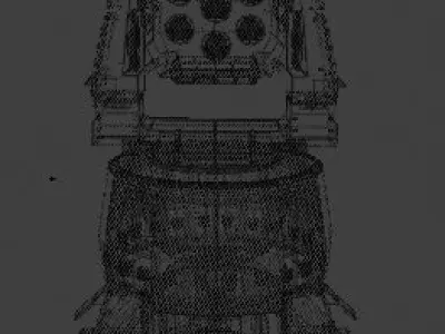 Military Turret 3D model