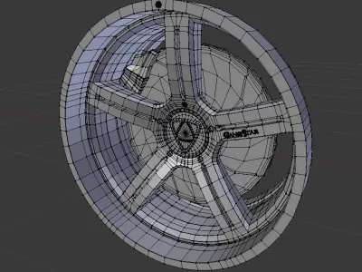 Rim alloy Affekta GangStar 3D  Low-poly 3D model