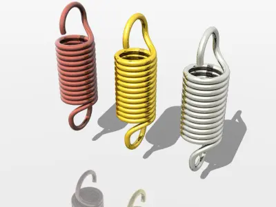 NX Spring Free 3D model