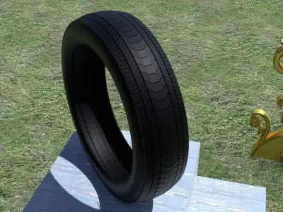 ORTAS TIRE NO 2 Low-poly 3D model