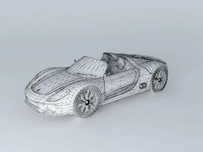 Porsche 918 Spyder Concept  2010 Free 3D model