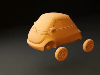 Microlino car 3D print model