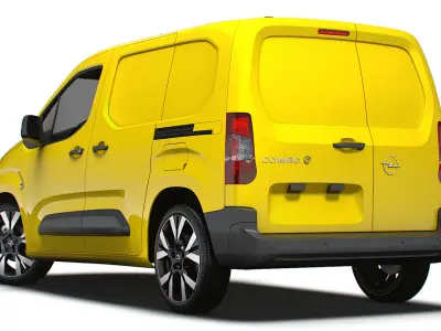 Opel Combo e Van SWB 2024 3D model
