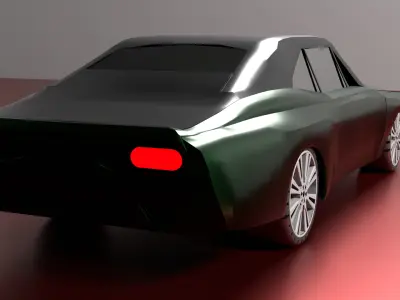 Dodge charger 1968 Free 3D model