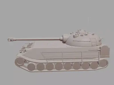 Chrysler K  M4A4 Sherman WWII Medium Tank 3D Printable  3D print model