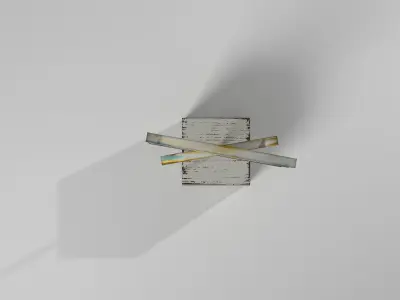 Gioia Fish Stack Statue 3D model