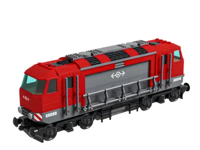 60098 Heavy Train 3D model