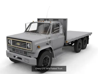 Chevy C60 and C70 Series Trucks 3D Model Pack