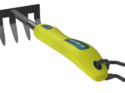 Garden Tool Hand Rake 3D model purchase